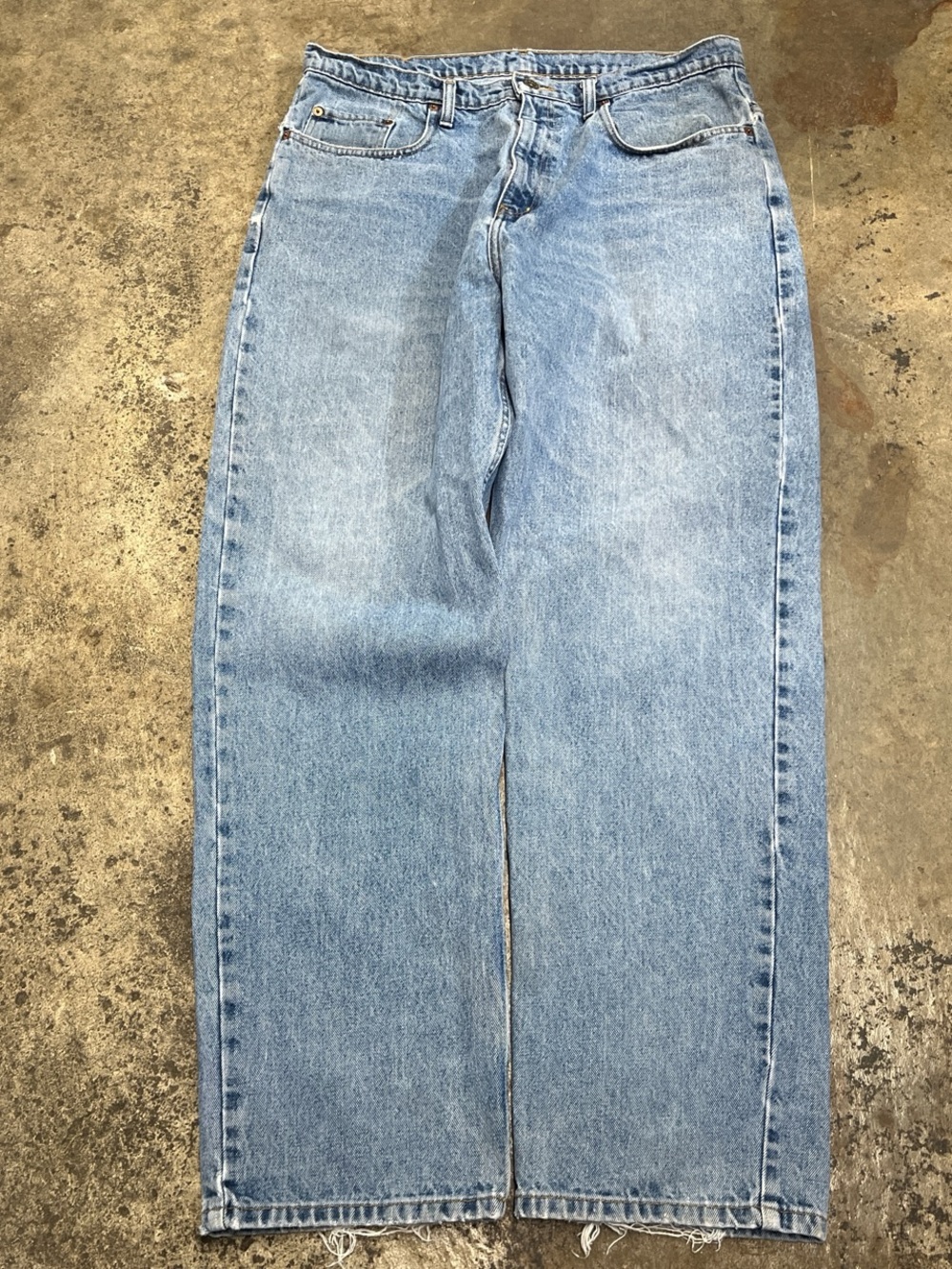Y2K Polo Ralph Lauren 5 Pocket Jeans Men’s 36 x 32 Faded Heavyweight Loose 00s